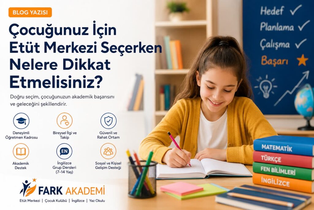 Fark Akademi Konya etüt merkezi